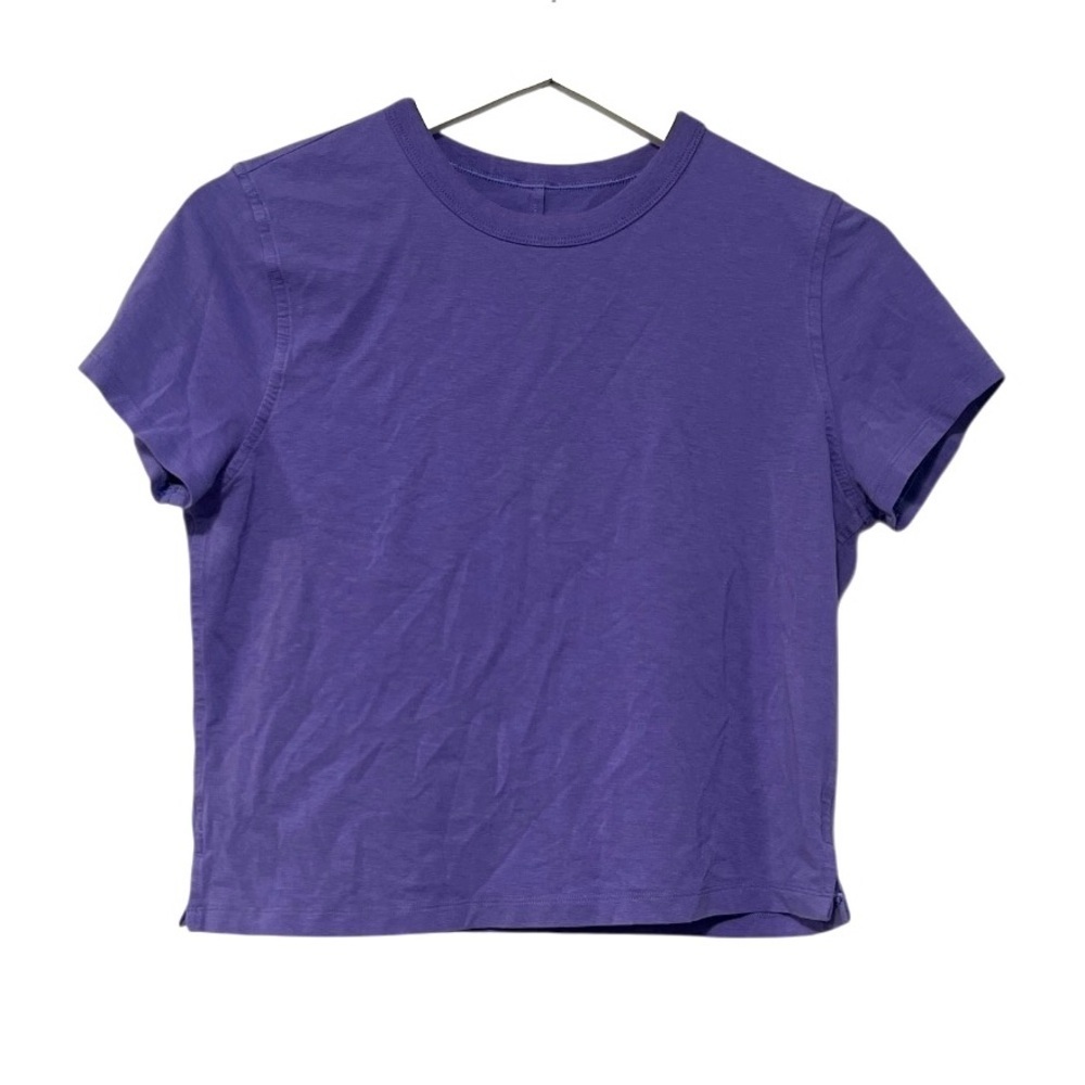 LULULEMON Purple Cropped Tee